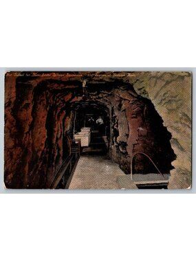1910 Idaho Springs CO Sanitarium Hot Tunnel Postcard 110 Degrees Natural Heat